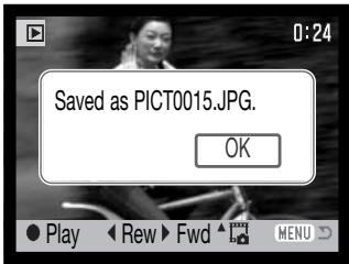 MINOLTA DIMAGE Z10 - CAPTURING A MOVIE FRAME - 6