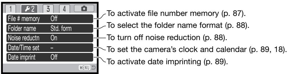 MINOLTA DIMAGE Z10 - NAVIGATING THE SETUP MENU - 9