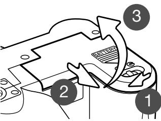 MINOLTA DIMAGE Z10 - INSERTING BATTERIES - 1