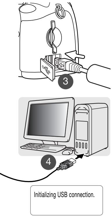 MINOLTA DIMAGE Z10 - CONNECTING THE CAMERA TO A COMPUTER - 1