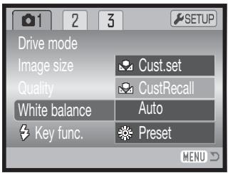 MINOLTA DIMAGE Z2 - Custom White Balance - 2