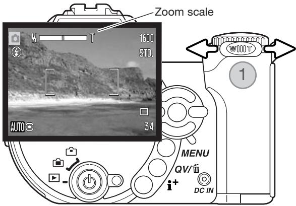 MINOLTA DIMAGE Z2 - Using the zoom lens - 1