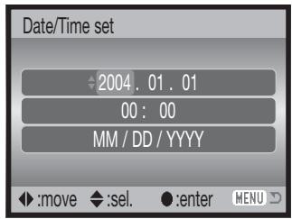 MINOLTA DIMAGE Z2 - Setting the date and time - 5