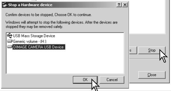 MINOLTA DIMAGE Z2 - Unplug or eject hardware - 2