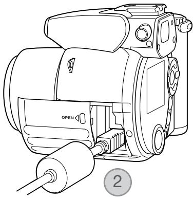 MINOLTA DIMAGE Z2 - Viewing images on a television - 1
