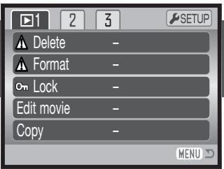 MINOLTA DIMAGE Z2 - Deleting permanently erases the file. Once deleted, a file cannot be recovered. Care should be taken when deleting images. - 1