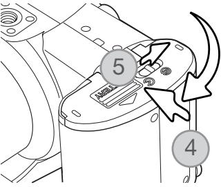 MINOLTA DIMAGE Z2 - Inserting batteries - 2
