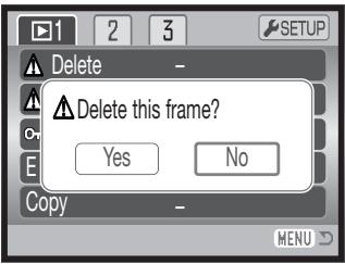 MINOLTA DIMAGE Z2 - Deleting permanently erases the file. Once deleted, a file cannot be recovered. Care should be taken when deleting images. - 2