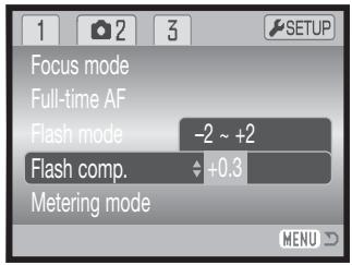 MINOLTA DIMAGE Z2 - Flash compensation - 1