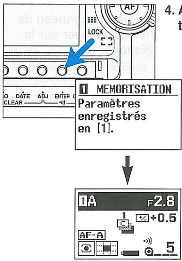 MINOLTA DYNAX 7 - Enregistrement en mémoire - 2