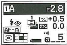 MINOLTA DYNAX 7 - RAPPEL des réglages en mémoire - 2