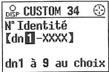 MINOLTA DYNAX 7 - Fonction 34 - chiffre d'identification du boîtier - 1