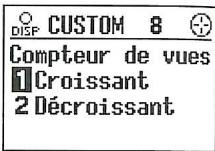 MINOLTA DYNAX 7 - Fonction 8 - compteur de vues - 1