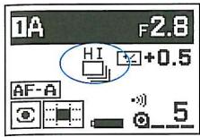 MINOLTA DYNAX 7 - RAPPEL des réglages en mémoire - 3