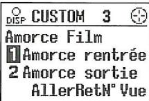 MINOLTA DYNAX 7 - Avance du film à un numéro de vue déterminé (lors du rechargement d'un film partiellement exposé) - 1