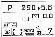 MINOLTA DYNAX 7 - Annulation du rappel de données - 2