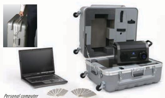 MINOLTA RANGE 5 - Measuring Stand Set with laptop shelf - 5
