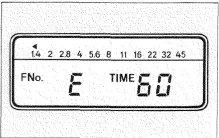 MINOLTA SPOTMETER F - Témoins de sur/sous exposition - 1
