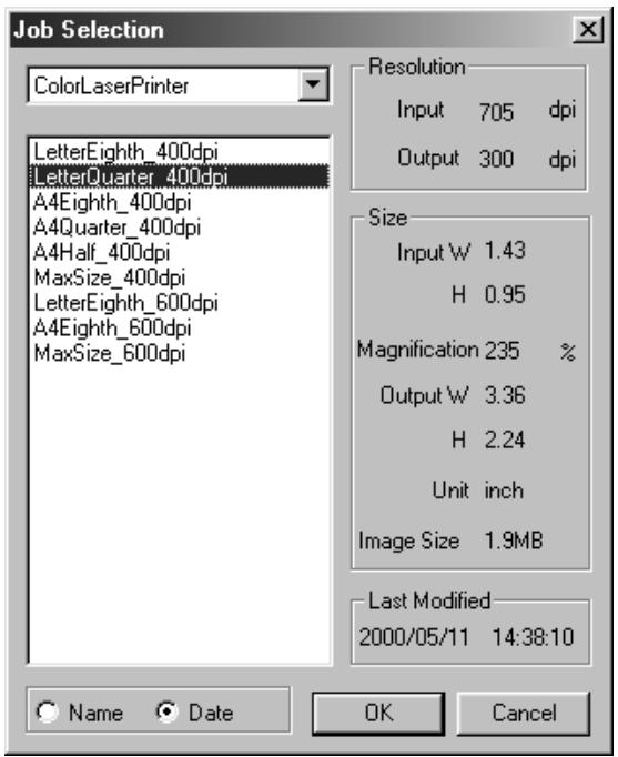 MINOLTA AF-2820U - Deleting a Job - 1