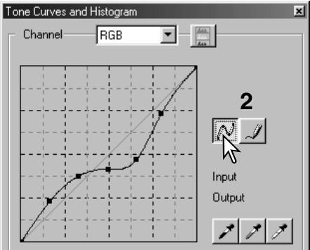 MINOLTA AF-2840 - Drawing tone curves by freehand - 2