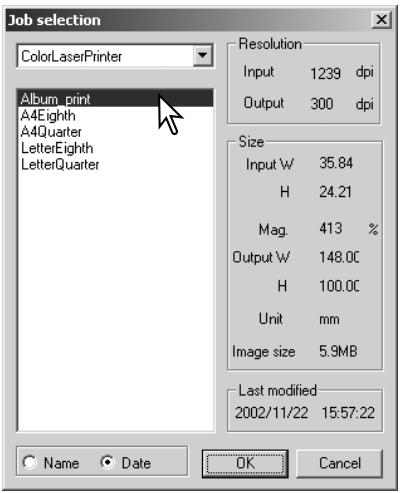 MINOLTA AF-2840 - Deleting a Job - 2