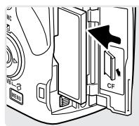 MINOLTA DIMAGE A200 - INSERTING AND CHANGING A MEMORY CARD - 3