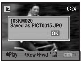 MINOLTA DIMAGE A200 - CAPTURING A MOVIE FRAME - 5