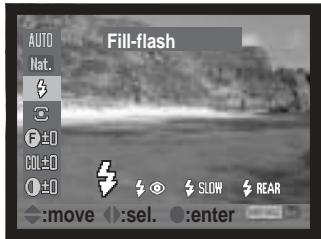 MINOLTA DIMAGE A200 - FLASH MODES - 1