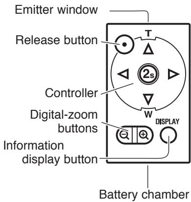 MINOLTA DIMAGE A200 - Using the remote control - 1