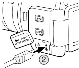 MINOLTA DIMAGE A200 - CONNECTING THE CAMERA TO A COMPUTER - 1