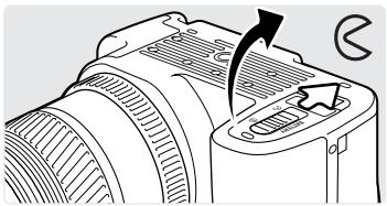 MINOLTA DIMAGE A200 - INSTALLING AND CHANGING THE BATTERY - 1