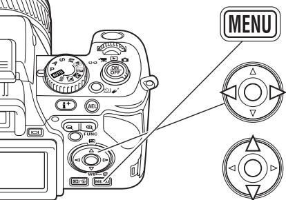 MINOLTA DIMAGE A200 - NAVIGATING THE RECORDING MENU - 1