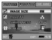 MINOLTA DIMAGE E 500 - Camera Menu - 2