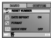 MINOLTA DIMAGE E 500 - Setup Menu - 2