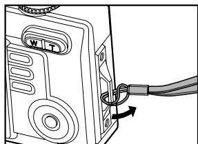 MINOLTA DIMAGE E 500 - Attaching the Camera Strap - 1