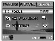 MINOLTA DIMAGE E 500 - Camera Menu - 3