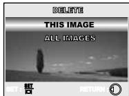 MINOLTA DIMAGE E 500 - To delete image/video clip by preference - 2
