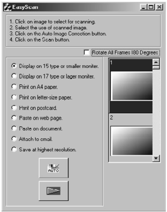 MINOLTA DIMAGE SCAN DUAL II - Setting the usage - 1