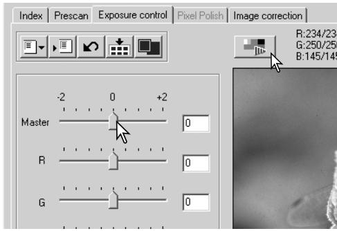 MINOLTA DIMAGE SCAN DUAL III - Exposure-control tab - 2