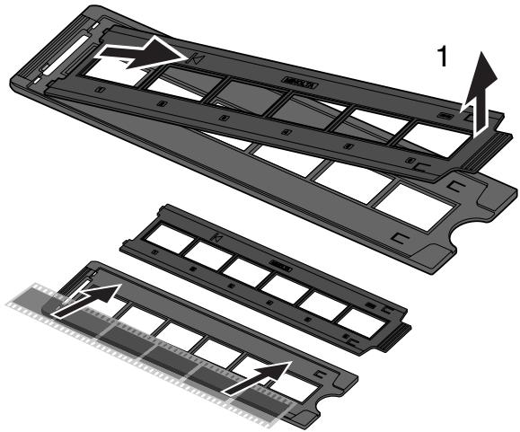 MINOLTA DIMAGE SCAN DUAL III - Loading 35mm film strips - 1