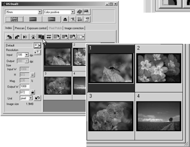 MINOLTA DIMAGE SCAN DUAL III - Fit-to-window button - 2
