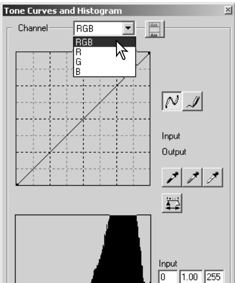 MINOLTA DIMAGE SCAN DUAL III - Using tone curves - 1