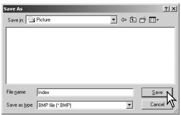 MINOLTA DIMAGE SCAN DUAL III - Saving the index images - 2
