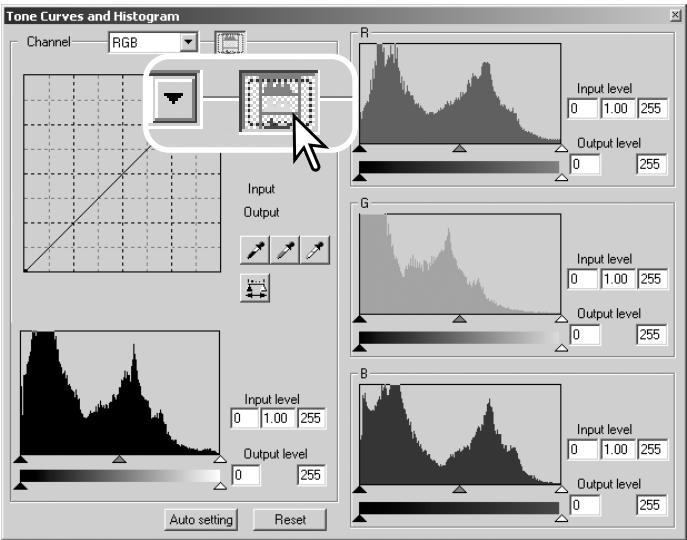 MINOLTA DIMAGE SCAN DUAL III - Histogram corrections - 2