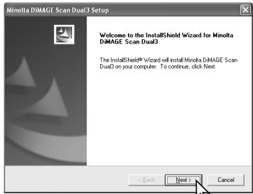 MINOLTA DIMAGE SCAN DUAL III - Installing the utility software – Windows - 2