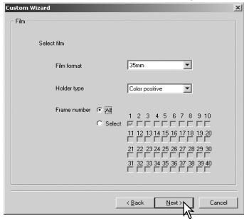 MINOLTA DIMAGE SCAN DUAL III - Custom Wizard - 3