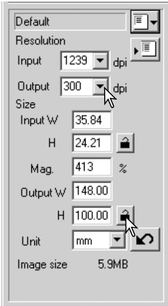 MINOLTA DIMAGE SCAN DUAL III - Scan setting examples - 2