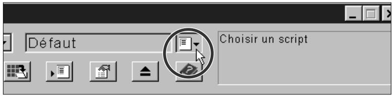 MINOLTA DIMAGE SCAN MULTI - Cliquez sur le nom du script, puis cliquez sur OK. - 1