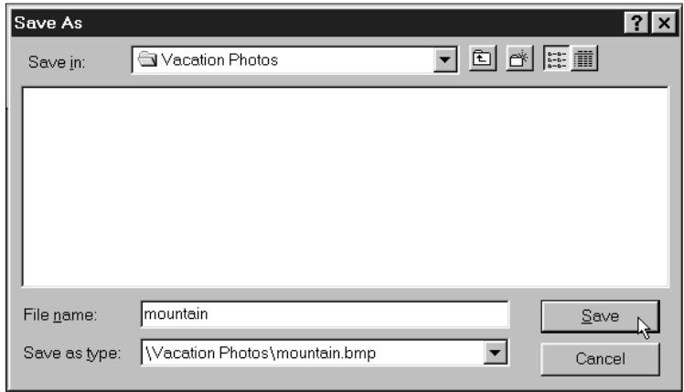 MINOLTA DIMAGE SCAN MULTI - Inscrivez le nom du fichier puis précisez le dossier de destination. cliquez sur OK. - 1