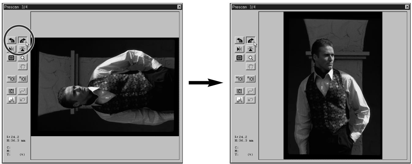 MINOLTA DIMAGE SCAN MULTI - Cliquez sur pour effectuer une rotation anti-horaire de. - 1